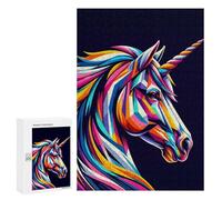 Rompecabezas para Adultos300 PCS Unicorn WPAP Pop Art Rompecabezas para Adultos Juegos Divertidos Decoración De Pared Oferta como Regalos para Toda La Familia 300 PCS
