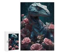 Rompecabezas para Adultos300 PCS Velociraptor Fantasia Rompecabezas para Adultos Juegos Familiares Mejora La Memoria Cumpleaños Y Navidad 300 PCS