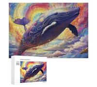 Rompecabezas para Adultos300 PCS Whale Dreamscape Rompecabezas para Adultos Juegos Divertidos Regalo De Cumpleaños Regalos De Cumpleaños 300 PCS