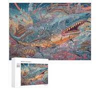 Rompecabezas para Adultos300 PCS Whimsical Ocean Adventure Rompecabezas para Adultos Juegos Divertidos Regalo De Cumpleaños Regalos De Cumpleaños 300 PCS