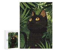 Rompecabezas para Adultos300 PCS Whiskers in The Wild Cat Rompecabezas para Adultos Juguete Decoración De Pared Desafío Difícil Cumpleaños Y Navidad 300 PCS