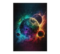 Rompecabezas para Adultos38x26cm/1000pcs Cosmic Yin-Yang Rompecabezas para Adultos Juegos Relajantes Decoración De Pared Actividades Divertidas En Casa 38x26cm/1000pcs