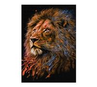 Rompecabezas para Adultos38x26cm/1000pcs Flame of Courage Lion's Roar Rompecabezas para Adultos Juego Familiar Desafío Difícil Oferta como Regalo para Toda La Familia 38x26cm/1000pcs