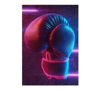 Rompecabezas para Adultos38x26cm/1000pcs Sport Neon Boxing Glove Rompecabezas para Adultos Juguetes Antiestrés para La Diversión Familiar Actividades Divertidas En Casa 38x26cm/1000pcs