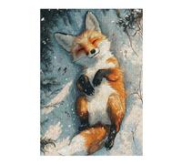 Rompecabezas para Adultos38x26cm/1000pcs Winter Fox in Snow Rompecabezas Juegos Familiares Difícil Difícil Oferta como Regalos para Toda La Familia 38x26cm/1000pcs