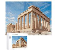 Rompecabezas para Adultos500 PCS Athens Greece Acropolis Rompecabezas para Adultos Juegos Familiares Decoración del Hogar Cumpleaños 500 PCS