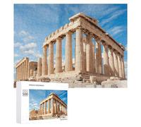Rompecabezas para Adultos500 PCS Athens Greece City Travel Rompecabezas para Adultos Juegos Relajantes Carrera De Velocidad De Manos Actividades Divertidas En Casa 500 PCS