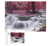 Rompecabezas para Adultos500 PCS Autumnal Waterfall Serenity Rompecabezas para Adultos Juegos Familiares Análisis Y Lógica Reducción del Estrés Regalos 500 PCS