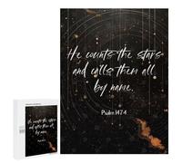 Rompecabezas para Adultos500 PCS Bible Verse Rompecabezas para Adultos Juguete Decoración De Pared Desafío Difícil Cumpleaños Y Navidad 500 PCS