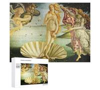 Rompecabezas para Adultos500 PCS Birth of Venus Botticelli's Masterpiece Rompecabezas para Adultos Juego De Ingenio Regalo De Cumpleaños para Cumpleaños, Navidad 500 PCS