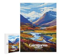 Rompecabezas para Adultos500 PCS Cairngorms National Park, Scotland Rompecabezas para Adultos Juegos Familiares Mejora La Memoria Cumpleaños Y Navidad 500 PCS