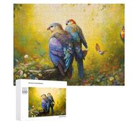 Rompecabezas para Adultos500 PCS Colorful Birds in A Lush Garden Rompecabezas De Juguete para Decoración De Pared Difícil Oferta Difícil como Regalo para Toda La Familia 500 PCS