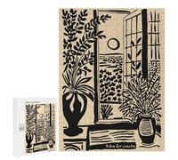 Rompecabezas para Adultos500 PCS Dolce Far Niente Window with Plants Rompecabezas para Adolescentes Juegos Relajantes para La Diversión Familiar Actividades Divertidas En Casa 500 PCS