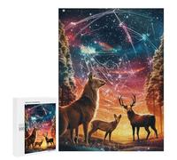 Rompecabezas para Adultos500 PCS Enchanted Forest Whispers -3 Rompecabezas para Adultos Juegos Divertidos Regalo De Cumpleaños Regalos De Cumpleaños 500 PCS