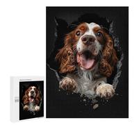 Rompecabezas para Adultos500 PCS English Springer Spaniel Rompecabezas para Adultos Juegos Divertidos Decoración De Pared Oferta como Regalos para Toda La Familia 500 PCS