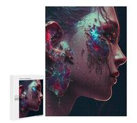 Rompecabezas para Adultos500 PCS Fractured Elegance Digital Art Rompecabezas para Adultos Juguete Decoración De Pared Desafío Difícil Cumpleaños Y Navidad 500 PCS