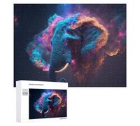 Rompecabezas para Adultos500 PCS Galactic Elephant Majesty -1 Rompecabezas De Juguete para Decoración De Pared Difícil Oferta Difícil como Regalo para Toda La Familia 500 PCS