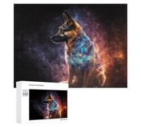 Rompecabezas para Adultos500 PCS Galactic Guardian Cosmic Dog Artwork Rompecabezas De Juguete para Decoración De Pared Difícil Oferta Difícil como Regalo para Toda La Familia 500 PCS