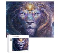 Rompecabezas para Adultos500 PCS Galactic Lion Cosmic Majesty -1 Rompecabezas para Adultos Juegos Divertidos Regalo De Cumpleaños Regalos De Cumpleaños 500 PCS