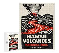 Rompecabezas para Adultos500 PCS Hawaii Volcanoes National Park Poster Rompecabezas para Adultos Juego De Ingenio Análisis Y Lógica Regalos para Reducir El Estrés 500 PCS