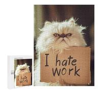 Rompecabezas para Adultos500 PCS I Hate Work Rompecabezas para Adultos Juegos Relajantes Que Mejoran La Memoria Toda La Familia 500 PCS