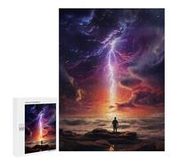 Rompecabezas para Adultos500 PCS Lightning in The Sky Rompecabezas para Adultos Juguete Decoración De Pared Desafío Difícil Cumpleaños Y Navidad 500 PCS