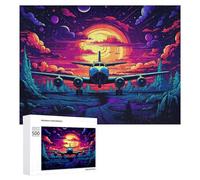 Rompecabezas para Adultos500 PCS Magical Sunset Flight Adventure -7 Rompecabezas Juego De Ingenio Patrón De Ensamblaje Regalos Y Cumpleaños Únicos 500 PCS
