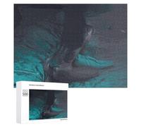 Rompecabezas para Adultos500 PCS Mermaid in Blue Dreamscape Rompecabezas para Adolescentes Juego De Ingenio Arte De Pared Cumpleaños 500 PCS