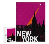 Rompecabezas para Adultos500 PCS New York City Travel Rompecabezas para Adultos Juegos Divertidos Decoración De Pared Oferta como Regalos para Toda La Familia 500 PCS