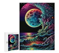 Rompecabezas para Adultos500 PCS Ocean Wave Rompecabezas para Adultos Juegos Familiares Análisis Y Lógica Reducción del Estrés Regalos 500 PCS