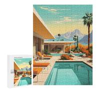 Rompecabezas para Adultos500 PCS Palm Springs Rompecabezas para Adultos Juguete Decoración De Pared Desafío Difícil Cumpleaños Y Navidad 500 PCS