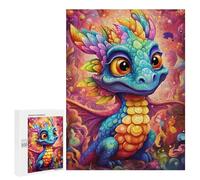 Rompecabezas para Adultos500 PCS Rainbow Dragon Fantasy Art Rompecabezas para Adultos Juegos Divertidos Regalo De Cumpleaños Regalos De Cumpleaños 500 PCS