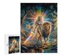 Rompecabezas para Adultos500 PCS Rainbow Light Warrior Rompecabezas para Adultos Juego De Ingenio Ensamblaje De Patrones Cumpleaños