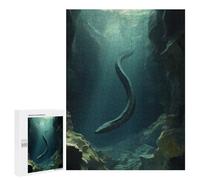Rompecabezas para Adultos500 PCS Sea Serpent Eel in Cave Rompecabezas para Adultos Juguete Decoración De Pared Regalos para Mujeres Ayuda A Ejercitar El Cerebro 500 PCS
