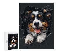 Rompecabezas para Adultos500 PCS Shetland Sheepdog Rompecabezas para Adultos Juegos Relajantes Que Mejoran La Memoria Toda La Familia 500 PCS