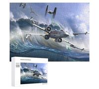 Rompecabezas para Adultos500 PCS Space Battle Amidst Oceanic Chaos Rompecabezas para Adultos Juegos Divertidos Regalo De Cumpleaños Regalos De Cumpleaños 500 PCS