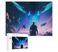 Rompecabezas para Adultos500 PCS Space Odyssey The Final Journey Rompecabezas para Adultos Juegos Familiares Análisis Y Lógica Reducción del Estrés Regalos 500 PCS