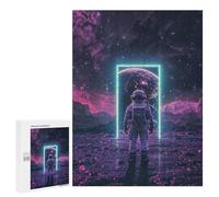 Rompecabezas para Adultos500 PCS Space Portal Door Rompecabezas para Adultos Juguete Decoración De Pared Desafío Difícil Cumpleaños Y Navidad 500 PCS