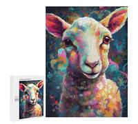 Rompecabezas para Adultos500 PCS The Innocent Lamb Rompecabezas para Adultos Juguete Decoración De Pared Desafío Difícil Cumpleaños Y Navidad 500 PCS