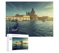 Rompecabezas para Adultos500 PCS Venice Gondola Ride Experience Rompecabezas para Adolescentes Juego De Ingenio Arte De Pared Cumpleaños 500 PCS