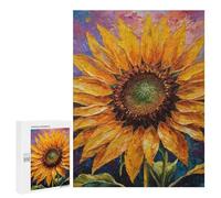 Rompecabezas para Adultos500 PCS Vibrant Sunflower Painting Rompecabezas para Adultos Juegos Divertidos Decoración De Pared Oferta como Regalos para Toda La Familia 500 PCS
