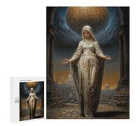 Rompecabezas para Adultos500 PCS Virgin Mary Rompecabezas para Adultos Juegos Familiares Mejora La Memoria Cumpleaños Y Navidad 500 PCS