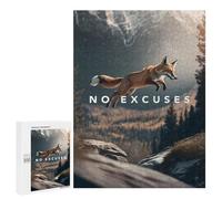 Rompecabezas para Adultos500 PCS Wild Ambition No Excuses Rompecabezas para Adultos Juguete Decoración De Pared Desafío Difícil Cumpleaños Y Navidad 500 PCS