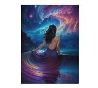 Rompecabezas para Adultos52x38cm/1000pcs Beautiful Space Girl Rompecabezas para Adultos Juegos Relajantes Desafío Difícil Oferta como Regalos para Toda La Familia 52x38cm/1000pcs