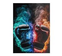 Rompecabezas para Adultos52x38cm/1000pcs Colorful Boxing Gloves Artwork Rompecabezas para Adultos Juego De Ingenio Corte De Precisión Oferta como Regalo para Toda La Familia 52x38cm/1000pcs