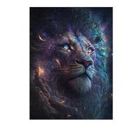 Rompecabezas para Adultos52x38cm/1000pcs Galactic Lion Majesty -16 Rompecabezas para Adultos Juguetes Antiestrés Ensamblaje De Patrones Regalos para Reducir El Estrés 52x38cm/1000pcs