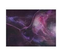 Rompecabezas para Adultos52x38cm/1000pcs Galactic Owl in Purple Nebula Rompecabezas para Adultos Juego De Ingenio Corte De Precisión Oferta como Regalo para Toda La Familia 52x38cm/1000pcs