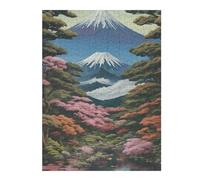 Rompecabezas para Adultos52x38cm/1000pcs Landscapes Japanese Style Rompecabezas para Adultos Juegos Relajantes Decoración De Pared Actividades Divertidas En Casa 52x38cm/1000pcs