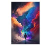 Rompecabezas para Adultos75x50cm/1000pcs Colorful Clouds A Journey Through Vibrant Skies Rompecabezas para Adultos Juegos Relajantes Decoración De Pared Actividades Divertidas En Casa 75x50cm/1000pcs