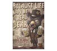 Rompecabezas para Adultos75x50cm/1000pcs Craft Beer Bear Rompecabezas para Adultos Juego Práctico para Aliviar El Estrés Oferta como Regalo para Toda La Familia 75x50cm/1000pcs